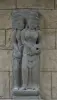Artikelbild 1 des Artikels “Relief mit 2 stehenden Figuren, ca. 150 cm hoch “