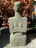 Artikelbild 1 des Artikels “Abstrakte Figur - Frauen. Die Größe beträgt 40x25x105 cm. Naturstein (Basanit), Steinmetzarbeiten “