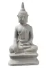 Product image 1 of the product “Sitting buddha, Thai, 30cm height, cast lava stone, handcrafted & coloured ”