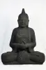 Artikelbild 1 des Artikels “Buddha-Figur, sitzend, thailändisch, 50 cm, schwarz “
