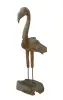 Artikelbild 1 des Artikels “Flamingo, hergestellt aus Teakholz-Wurzelstücken, ca. 1,10 mtr hoch. 2 Teile, Metallfüße. “