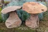Artikelbild 1 des Artikels “Pilz, Höhe ca. 40 cm. Hergestellt aus Teakholz Wurzel (Plantage) “