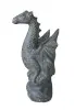 Product image 1 of the product “Sitting dragon on a rock, approx. 75 cm high. Cast stone, handcrafted & colored ”