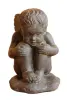 Product image 1 of the product “Angel sitting, cast stone, 37cm height 37x27x24cm ”