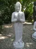 Product image 1 of the product “Standing Buddha, Indian, 60 cm H, grey - natural ”