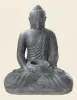 Artikelbild 1 des Artikels “Sitzender Buddha-Kerze, 51 cm hoch | Gussstein, handgefertigt und farbig “