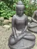 Artikelbild 1 des Artikels “Ausstellungsstück - Sitzender Buddha, Indien, 80 cm Höhe, Kunststein, hohl, handgefertigt & farbig. “