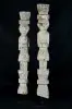 Artikelbild 1 des Artikels “Set mit zwei Statuen, Holz auf Ständer “