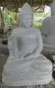 Artikelbild 1 des Artikels “Sitzender Buddha aus Riverstone in Abhaya Position - Geste der Furchtlosigkeit, H.108 cm. “