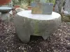 Product image 1 of the product “Stone table, model 4, solid, polished surface, 60 cm H ”