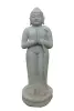 Artikelbild 1 des Artikels “Stehender Buddha aus Flussstein, Position Namaskara, H. 87cm. “