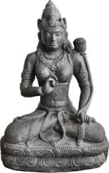 sitzende Dewi Tara, 72 cm, antikfinish 