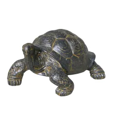 Schildkröte, 47 cm Länge | GRC (Fasersteinguss), Kupferfinish 
