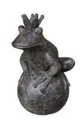 Froschkönig (Kugel), 55 cm Höhe 