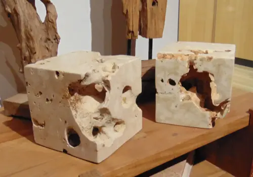 Product image of the product “shell limestone as cube, 15x15cm ”