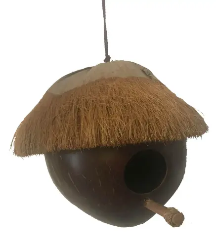 Artikelbild des Artikels “Vogelhaus aus einer Kokosnuss, Loch 42 mm “