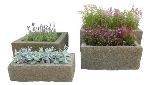 Product image of the product “Trough, rectangular, embossed outer surface, 100 cm L ”
