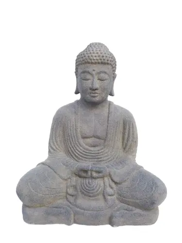 Artikelbild des Artikels “Buddha-Figur, sitzend, japanisch, 25 cm “
