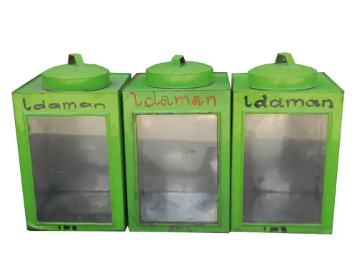 Product image of the product “SALE - Krupuk Box, used lantern canister ”