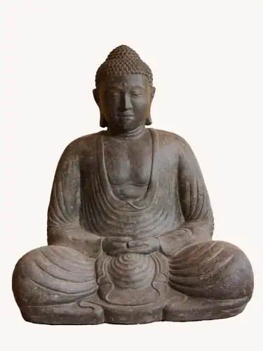 Artikelbild des Artikels “Buddha-Figur, sitzend, japanisch, 80 cm “