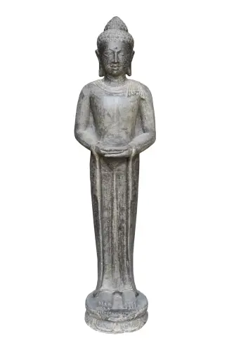 Artikelbild des Artikels “Buddha-Figur, stehend, indisch, 151 cm “