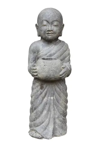 Artikelbild des Artikels “Stehender Mönch mit Schale 60 cm “