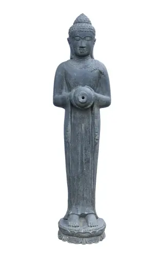 Product image of the product “Standing Buddha with a jar, water feature, 150 cm H ”
