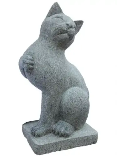 Product image of the product “Standing cat, paw at the chest, ca. 60 cm H ”