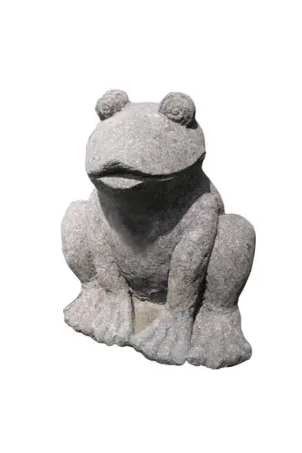 Product image of the product “Frog prince, ca. 30 cm h, ca. 28x26x32cm -Handmade, Basanite ”