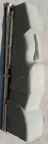 Product image of the product “Moai head, 402 cm height, natural stone (basanite), stonemasonry ”