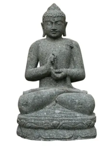Artikelbild des Artikels “Buddha-Figur, sitzend, 75 cm hoch, Antikfinish “