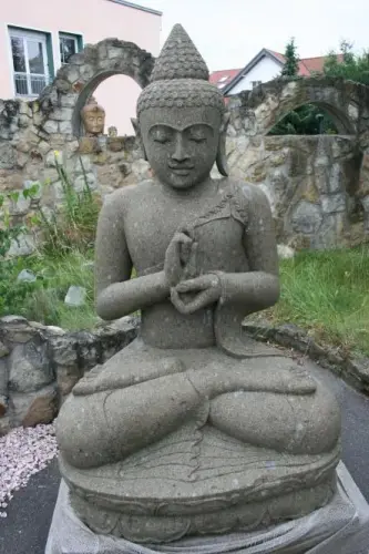 Artikelbild des Artikels “Buddha-Figur, sitzend, indisch, 120 cm “