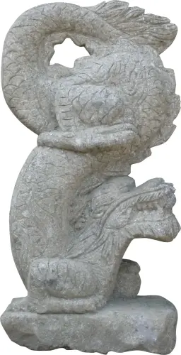 Product image of the product “Standing lucky dragon on a plinth, ca. 105 cm L ”