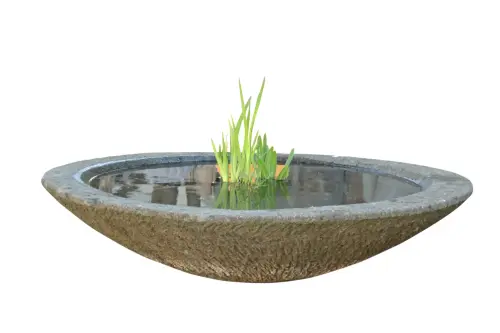 Artikelbild des Artikels “Schale Modell Lotus, bossierte Außenfläche, 75 cm Ø “