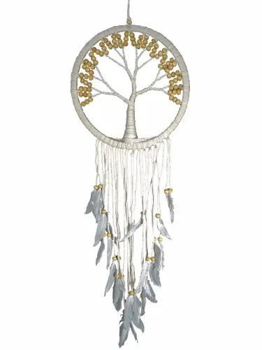 Product image of the product “Dreamcatcher, tree of life in white, 12 cm ”