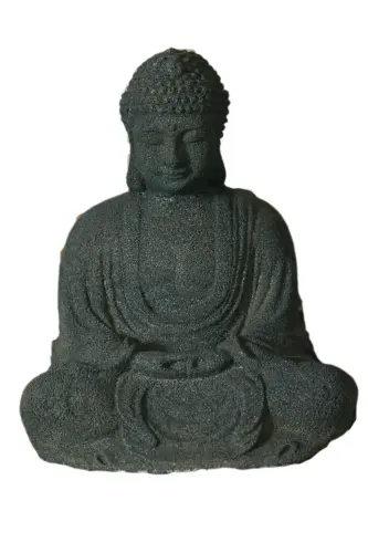 Product image of the product “Seated Buddha, Japanese, 15 cm H, grey ”