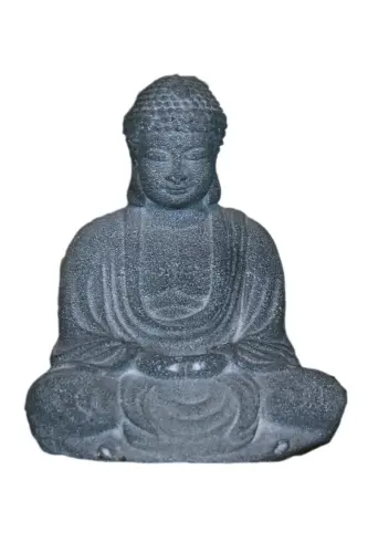 Product image of the product “Seated Buddha, Japanese, 15 cm H, grey ”