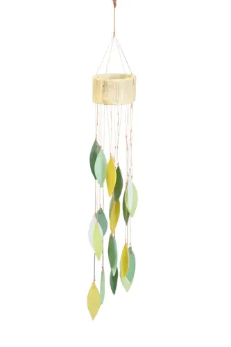 Artikelbild des Artikels “Glas-Windspiel „Spirale“, grün, 45 cm “