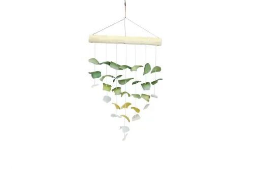 Artikelbild des Artikels “Glas-Windspiel „Beach“, grün, 29 cm “