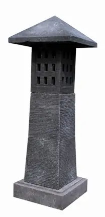 Artikelbild des Artikels “Steinlaterne Lava, mehrteilig, ca. 110cm Höhe “