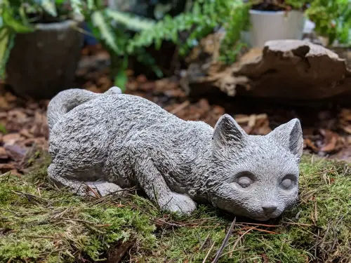 Artikelbild des Artikels “Lauernde Katze, Tierfigur, 30 cm “