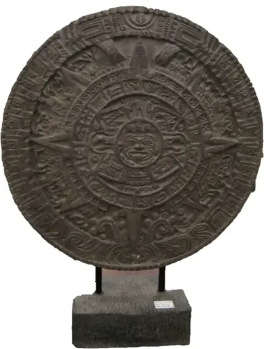 Artikelbild des Artikels “Maya-Kalender auf Sockel, ca. 85 cm hoch “