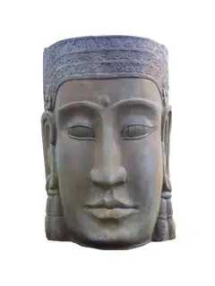 Artikelbild des Artikels “Khmer-Kopf als Wasserspiel, ca. 130 cm, Farbe iron stone “