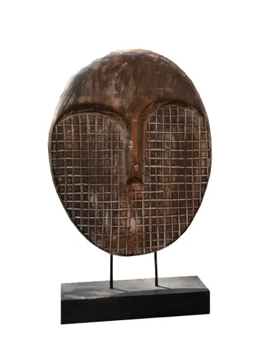 Product image of the product “Abstract head, 70cm high softwood, brown, 36x11x67h cm ”
