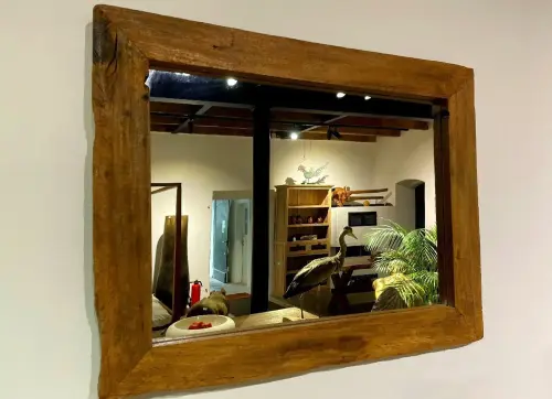 Artikelbild des Artikels “Spiegel, Eisenholz 90 x 70cm - Unikat “