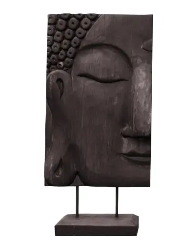 Artikelbild des Artikels “Buddhagesicht, links, Nadelholz, braun, 41 cm “