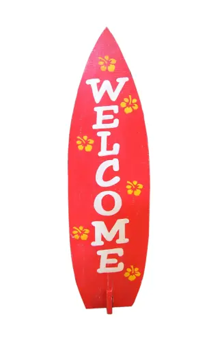 Artikelbild des Artikels “Handbemaltes Schild „Welcome“, 2-teilig, 60 x 40 cm “