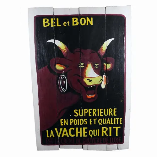 Artikelbild des Artikels “Handbemaltes Schild „Bel et Bon Superieure“, 60 x 40 cm “
