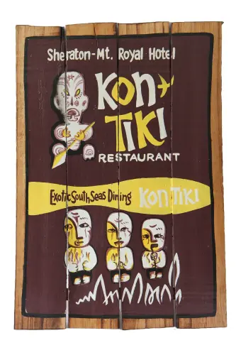 Artikelbild des Artikels “Handbemaltes Schild „Kon Tiki“, 60 x 40 cm “