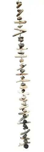Product image of the product “Decoration hanger - driftwood and stone, ca.150 cm, natural ”